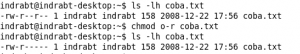 contoh penggunaan chmod1 300x54 Mengubah permission, owner, dan group di Linux