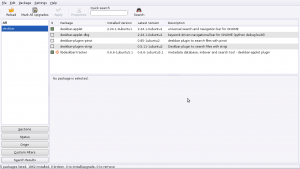 hasil pencarian deskbar di synaptic package manager 300x169 Menginstall program di Ubuntu   Bagian 1